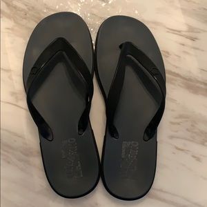 Men’s Salvatore Ferragamo Rubber Flip Flops